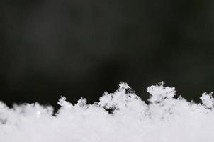 veel verschillende sneeuwkristallen foto