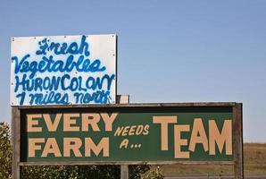 teken ten noorden van brownlee saskatchewan foto