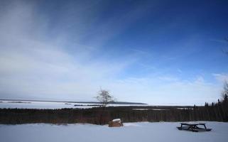 dorie meer noordelijk saskatchewan foto