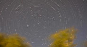 ster paden nacht manitoba canada foto