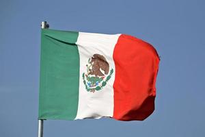 Mexicaanse vlag in Saskatchewan foto