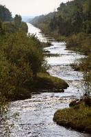 Peepaw rivier in het schilderachtige Saskatchewan foto