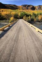 platte brug over tuya rivier van brits colombia foto