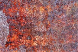 abstracte textuur van roestige metalen achtergrond. foto