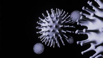 coronavirus 2019-ncov nieuw coronavirusconcept coronavirussen griep als gevaarlijk foto