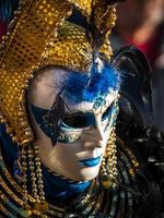 Venetiaans carnaval in rosheim, elzas, frankrijk. foto