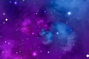 sterrenhemel achtergrond met blauwe en violette nevel. concept voor ruimte, astronomie, melkweg, universum, wetenschap foto