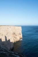 prachtig uitzicht vanaf eind europa. kaap van sint vincent, portugal foto