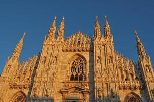 duomo di milano gotische kathedraal kerk milaan Italië foto