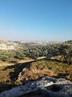 verbazingwekkende landschappen van Israël, uitzicht op het heilige land foto