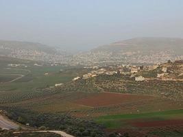 verbazingwekkende landschappen van Israël, uitzicht op het heilige land foto