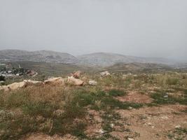 verbazingwekkende landschappen van Israël, uitzicht op het heilige land foto