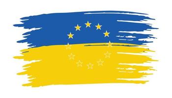 Oekraïne in de Europese Unie. Rusland vs Oekraïne. oorlog tussen rusland en oekraïne foto