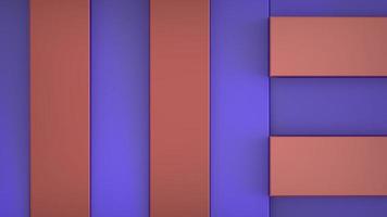 abstract concept blauw en rood 4k behang 3d illustratie weergave foto