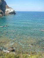 uitzicht op de zee bij lampianu, sardinië, italië foto