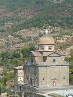 uitzicht op de stad cortona foto