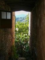 uitzicht op de stad Valldemossa foto