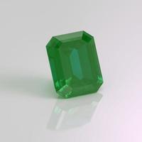 smaragd edelsteen smaragd 3d render foto