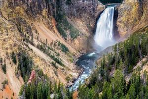 lagere Yellowstone Falls foto