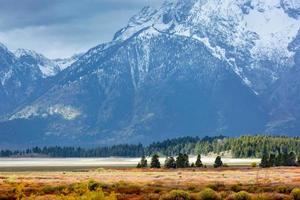 herfst in de grote tetons foto