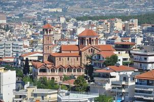 luchtfoto van thessaloniki foto