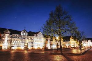 het schilderachtige uitzicht op de oude stad foto