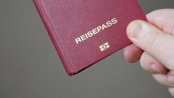 reisepass is Duits voor paspoort foto