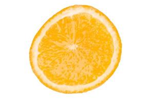 oranje fruit op witte achtergrond foto