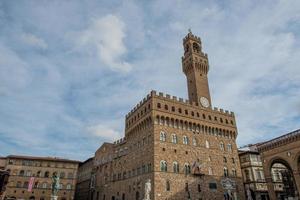 Piazza della Signoria is het centrale plein van Florence, foto