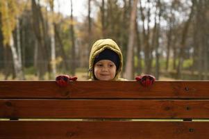 herfst jongen jongen foto