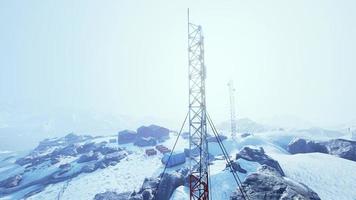 bruin station is een antarctische basis en wetenschappelijk onderzoeksstation foto