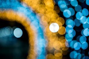 bokeh cirkel, prachtige abstracte kleuren voor kerst achtergrond - foto's foto