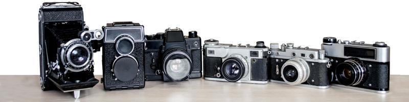 foto van oude filmcamera's