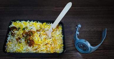 biryani voedselafbeeldingen hd afgeleverd biryani voedselafbeelding foto