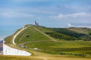 de belle toute-vuurtoren in de buurt van Beachy Head foto