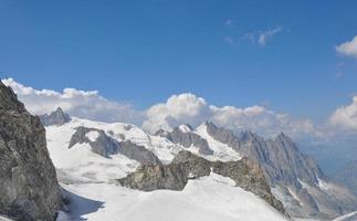 Mont Blanc in de Valle d'Aosta foto