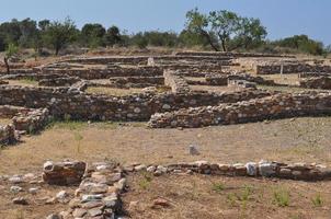 Olynthus-ruïnes in Chalkidiki foto