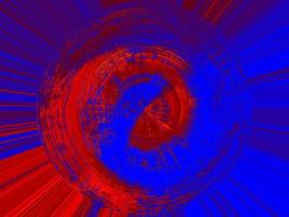 abstracte achtergrond in rood en blauw, met een spectaculair ritme en inzetstukken. foto