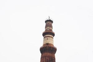 qutub minar- qutab minar road, delhi afbeelding bovenaanzicht foto