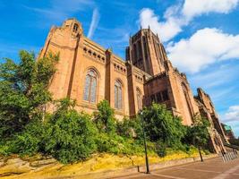 hdr kathedraal van Liverpool in Liverpool foto