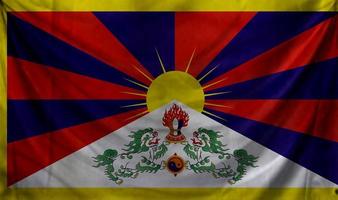 tibet vlag golf ontwerp foto