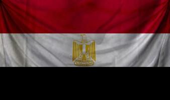 egypte vlag zwaaien. achtergrond voor patriottisch en nationaal ontwerp foto