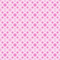 naadloze roze pastel kleur polka dots patroon achtergrond. textuurpatroon geometrisch ontwerp achtergrond voor kleding, papier, textiel, tegels foto