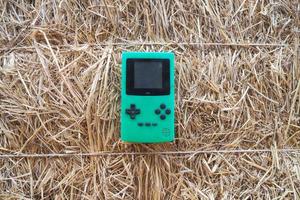 gameboy is groene kleur foto