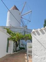 weergave van minorca of menorca balearen eiland in de middellandse zee foto