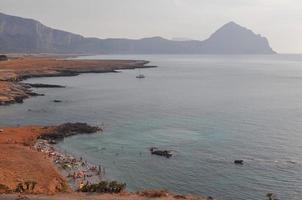 het strand in san vito lo capo foto