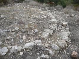 puig de sa morisca Moorse piek archeologisch park in Mallorca foto