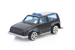 speelgoedauto geïsoleerd op een witte achtergrond. foto