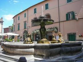 uitzicht op de stad Toscane foto