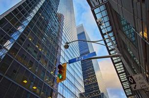 schilderachtige skyline van het financiële district van Toronto en de skyline van moderne architectuur foto